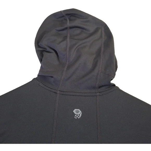 Mountain Hardwear Superpower Running Jacket Men's L* Gray Full Zip Performance - Picture 7 of 10
